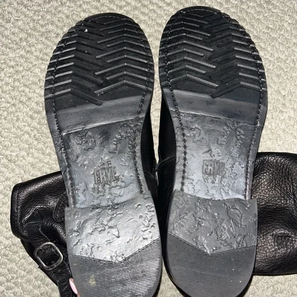 FRYE AND CO. Black Combat & Moto Boots - Picture 6 of 6